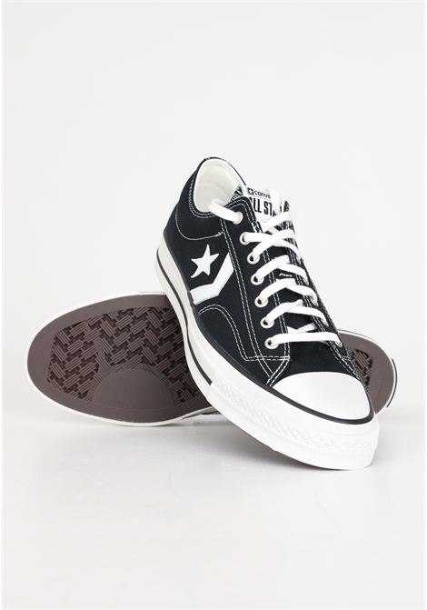 Sneakers uomo donna bianche e nere Star player 76 OX CONVERSE | Sneakers | A01607C.