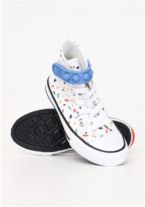 Sneakers CTAS BUBBLE STRAP pop it da bambino bambina bianche CONVERSE | Sneakers | A06316C.