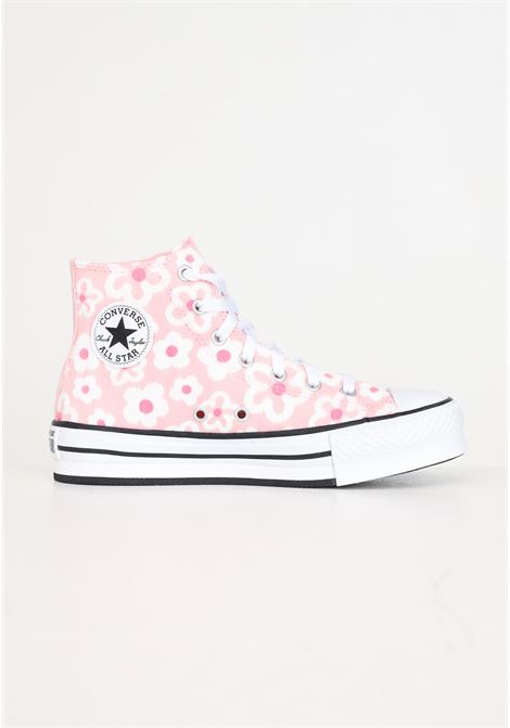 Chuck Taylor All Star Lift Platform Flower Embroidery women's sneakers CONVERSE | A06324C.