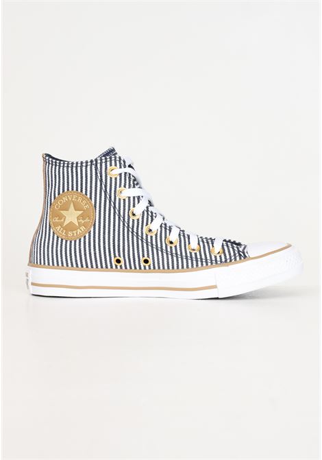 Chuck taylor All star Ctas hi white and blue striped sneakers for men and women CONVERSE | Sneakers | A07232C.