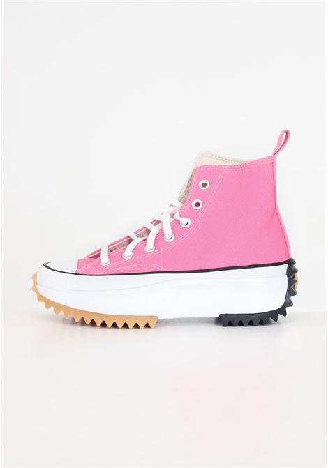 Pink and white women's sneakers Run star hike hi CONVERSE | A08735C.
