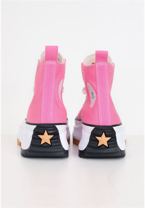 Sneakers da donna rosa e bianche Run star hike hi CONVERSE | Sneakers | A08735C.