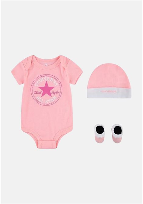 Pink baby set with logo CONVERSE |  | MC0028A6A