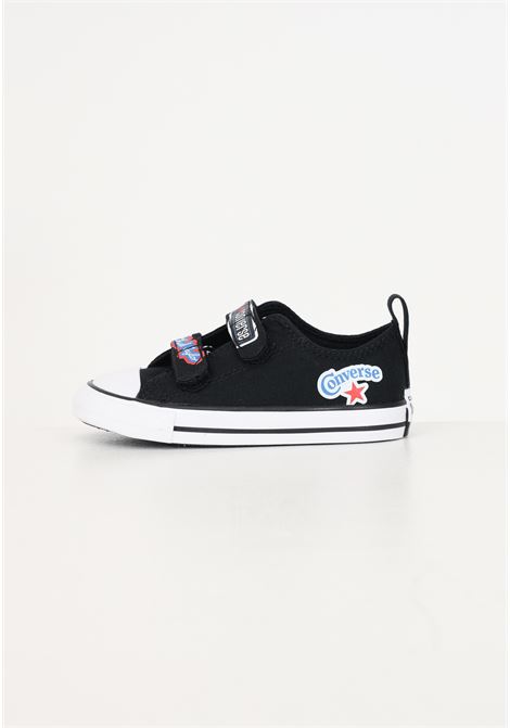 Black baby sneakers with logo prints CONVERSE | Sneakers | a06359c.