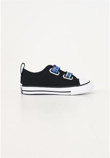 Black baby sneakers with logo prints CONVERSE | a06359c.