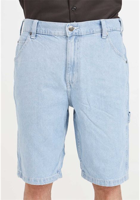 Shorts da uomo in denim VTNG blue con etichetta logata DIckies | DK0A4XCKC151C151