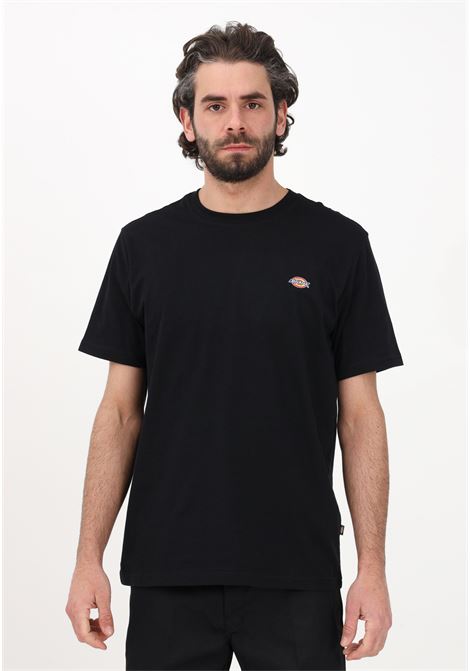 T-shirt casual nera da uomo con stampa logo DIckies | DK0A4XDBBLK1BLK1