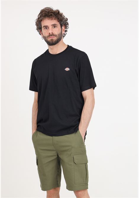Shorts da uomo verde militare modello cargo con etichetta logata DIckies | Shorts | DK0A4XEDMGR1MGR1