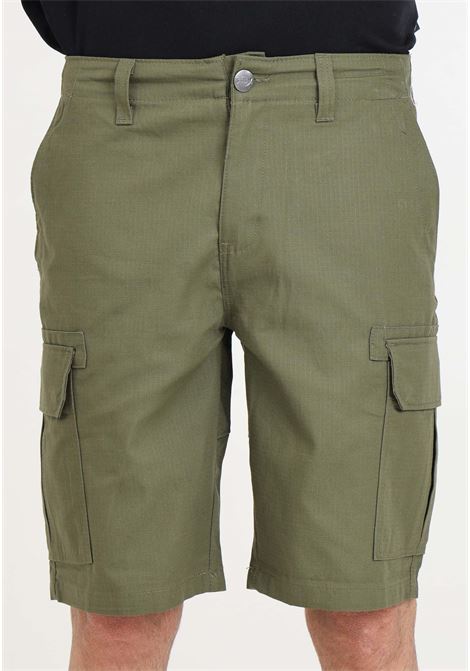 Shorts da uomo verde militare modello cargo con etichetta logata DIckies | Shorts | DK0A4XEDMGR1MGR1