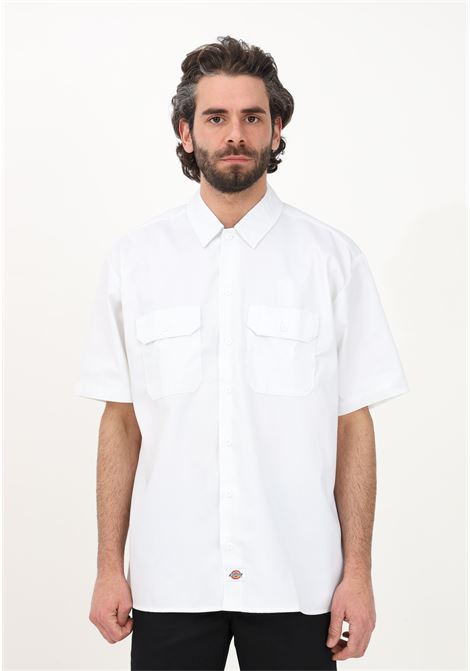 Camicia casual bianca da uomo a manica corta DIckies | DK0A4XK7WHX1WHX1