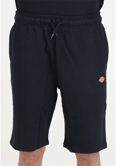 Black men's shorts with color logo print DIckies | DK0A4Y83BLK1BLK1