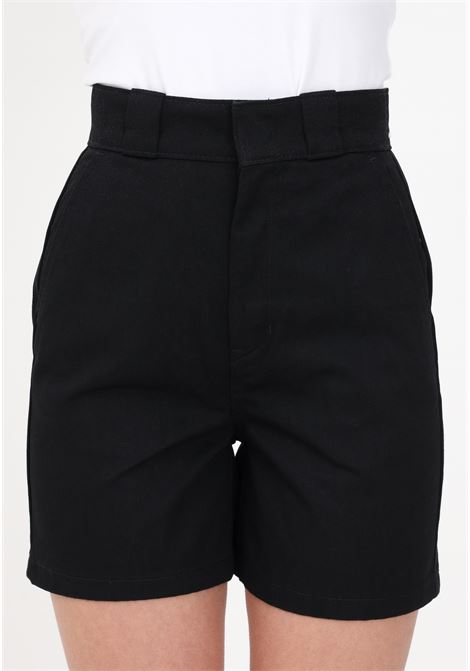Women's black casual shorts with pockets DIckies | DK0A4Y85BLK1BLK1