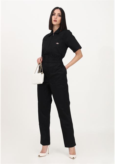 Women's black casual tracksuit with zip DIckies | Sport suits | DK0A4YAHBLK1BLK1