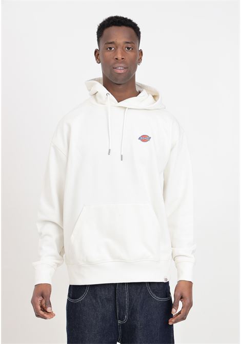 White men's sweatshirt with logo patch DIckies | Hoodie | DK0A4YLYECR1ECR1