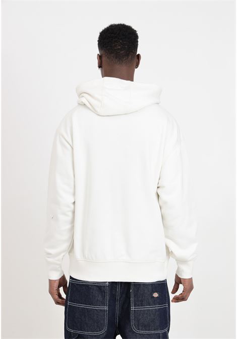 White men's sweatshirt with logo patch DIckies | DK0A4YLYECR1ECR1
