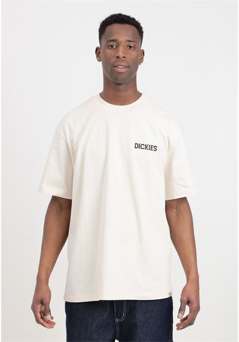 Cream-colored men's T-shirt with print on the back DIckies | DK0A4YRDF901F901