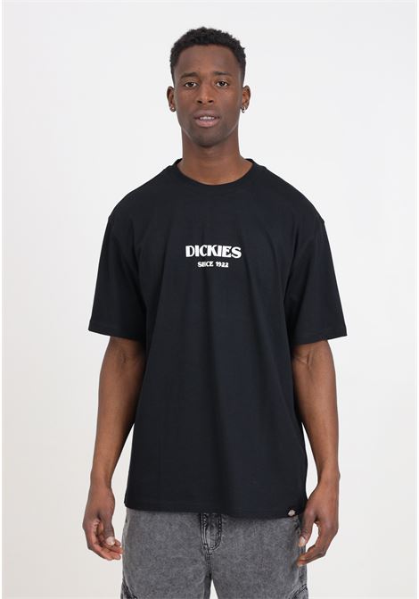 T-shirt da uomo nera con stampa logo DIckies | DK0A4YRLBLK1BLK1