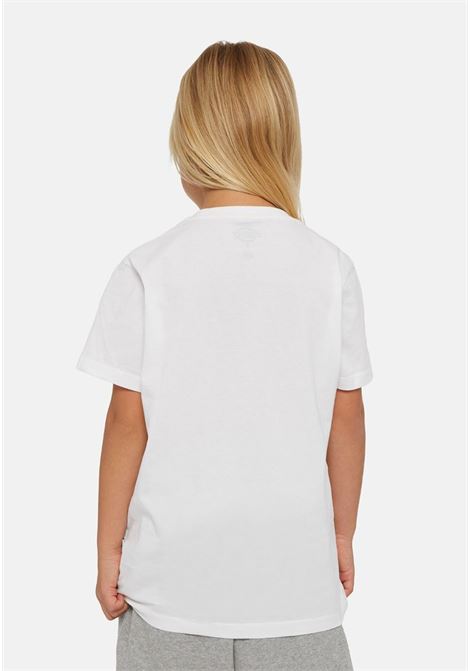 T-shirt bambino bambina bianca con stampa logo DIckies | T-shirt | DK0KSR640WH10WH1