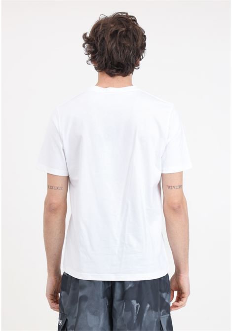 T-shirt bianca da uomo con stampa logo in nero DISCLAIMER | T-shirt | 24EDS54247BIANCO