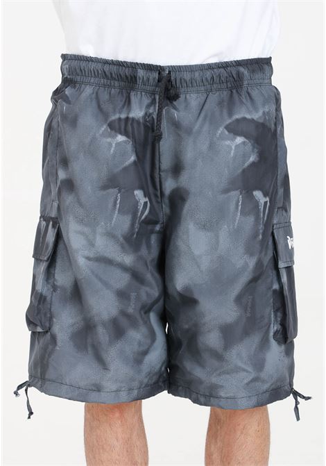 Black men's shorts with particular print DISCLAIMER | 24EDS54271NERO