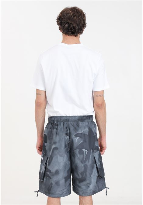 Black men's shorts with particular print DISCLAIMER | Shorts | 24EDS54271NERO