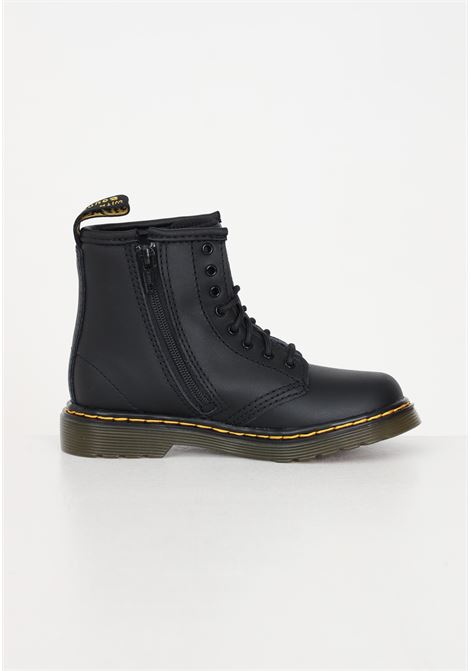 Black 1460 T combat boots for boys and girls DR.MARTENS | Ancle Boots | 15373001-1460 T.