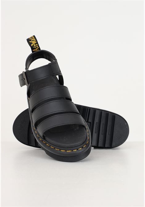 Blaire Hydro black women's sandals with leather strap DR.MARTENS | Sandals | 24235001.