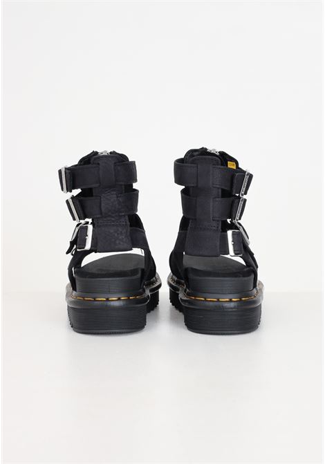 Olson black tumbled nubuck women's sandals DR.MARTENS | Sandals | 31542057.