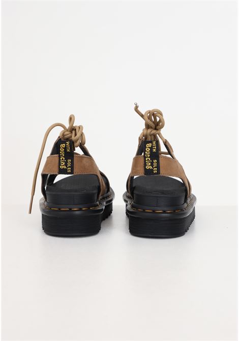 Nartilla tumbled nubuck brown women's sandals DR.MARTENS | 31738439.
