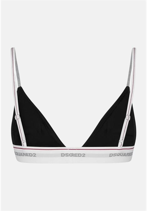 Women's bralette with logoed elastic on the bottom DSQUARED2 | D8R105550010