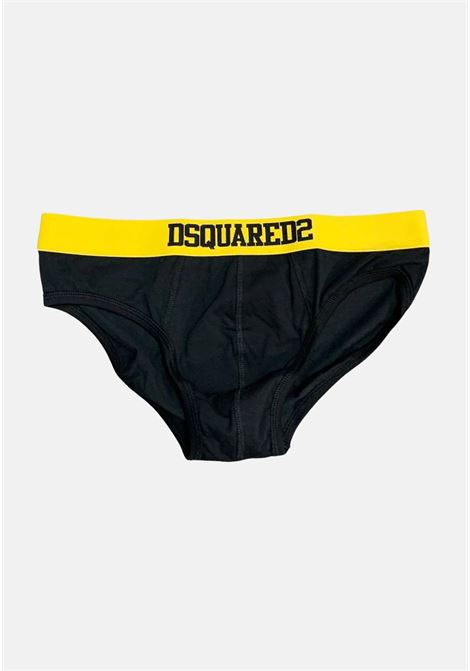 Black men's briefs with logoed elastic band DSQUARED2 | D9L615060014
