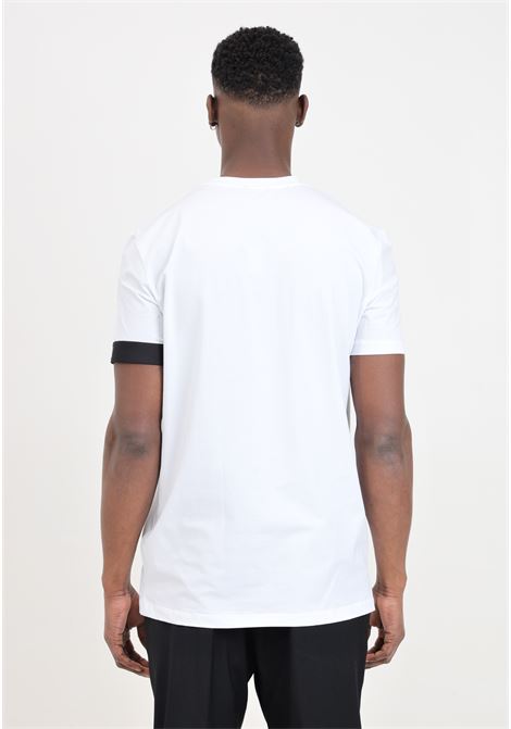 T-shirt bianca da uomo con banda elastica sulla manica DSQUARED2 | T-shirt | D9M3S5030110