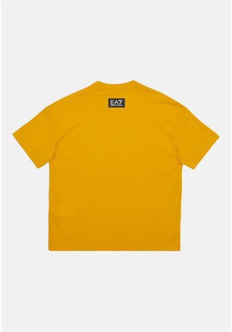 T-Shirt bambino bambina gialla Graphic Series EA7 | 3DBT59BJ02Z1680