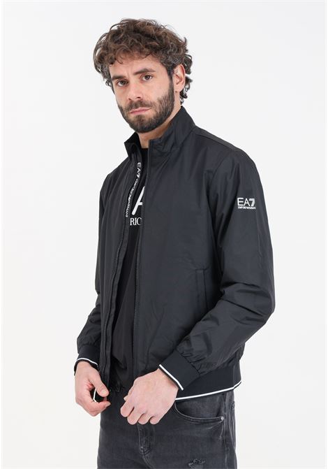 Core Identity black men's bomber jacket in technical fabric EA7 | Jackets | 3DPB07PN27Z1200