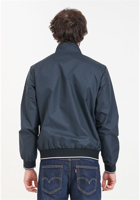 Core Identity blue men's bomber jacket in technical fabric EA7 | Jackets | 3DPB07PN27Z1578