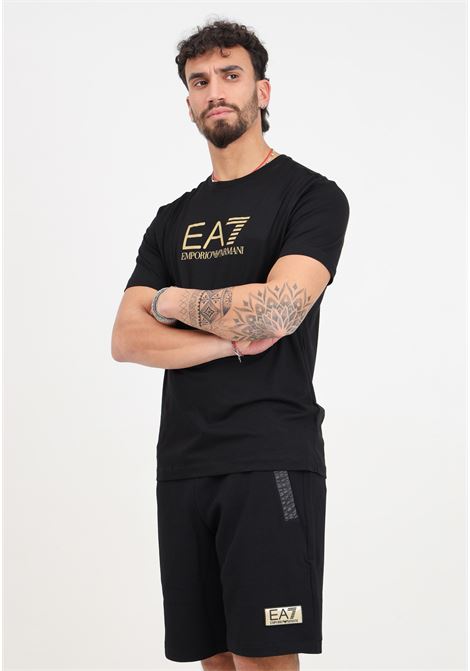 Gold Label black men's shorts EA7 | 3DPS57PJG1Z1200