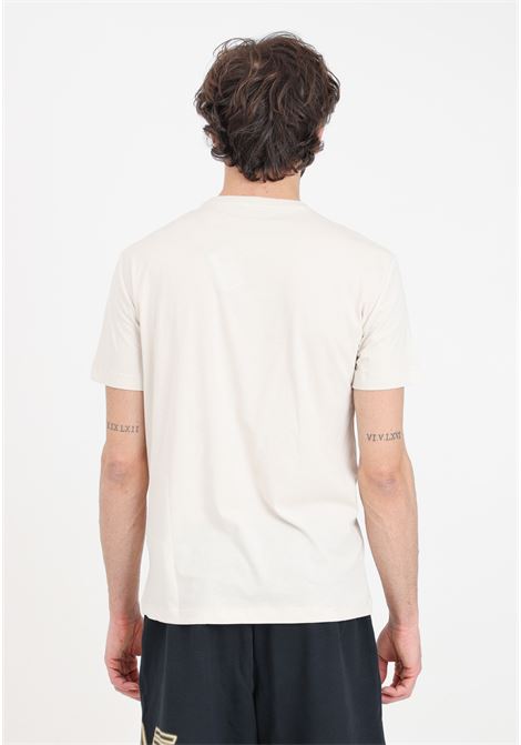Beige gold label men's t-shirt EA7 | T-shirt | 3DPT08PJM9Z1946