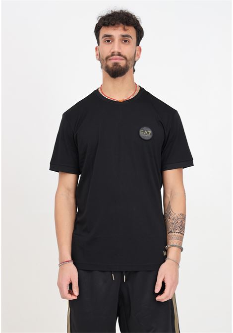 Black Soccer men's t-shirt EA7 | T-shirt | 3DPT31PJRGZ1200