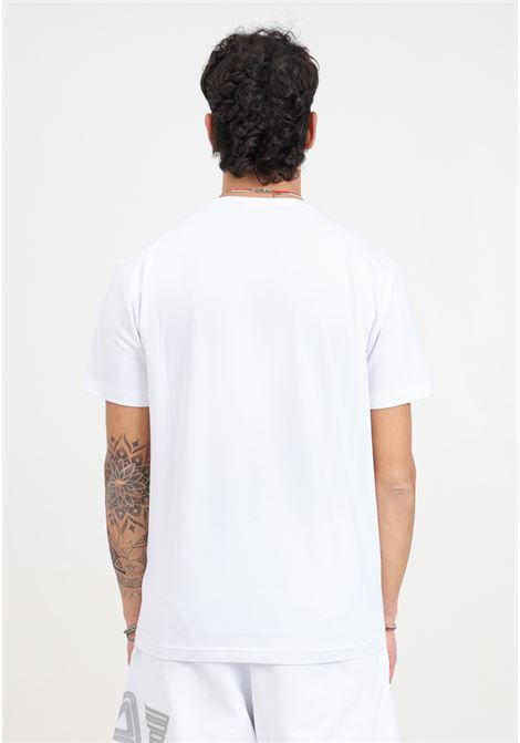 T-shirt bianca da uomo Logo Series EA7 | 3DPT37PJMUZ1100