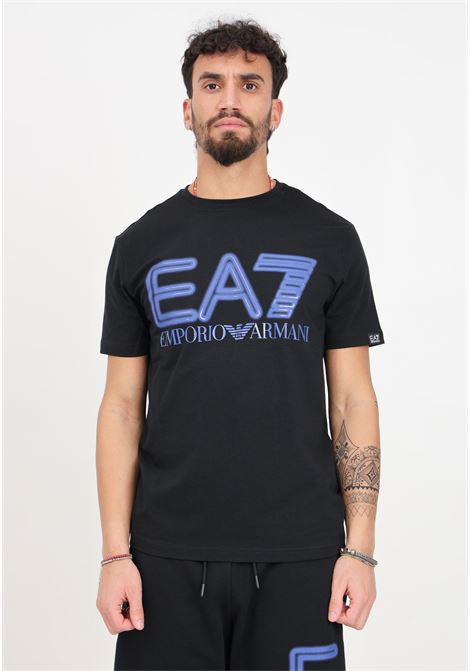 Logo Series men's black t-shirt EA7 | T-shirt | 3DPT37PJMUZ1200