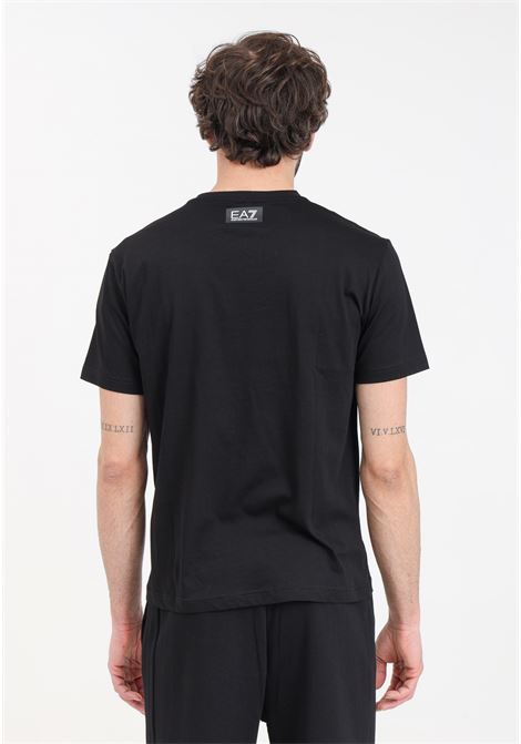 T-shirt da uomo nera con stampa sul davanti Graphic Series EA7 | T-shirt | 3DPT44PJ02Z1200