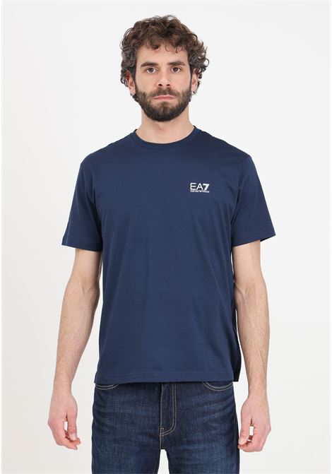 Logo series men's blue t-shirt EA7 | T-shirt | 8NPT18PJ02Z1554