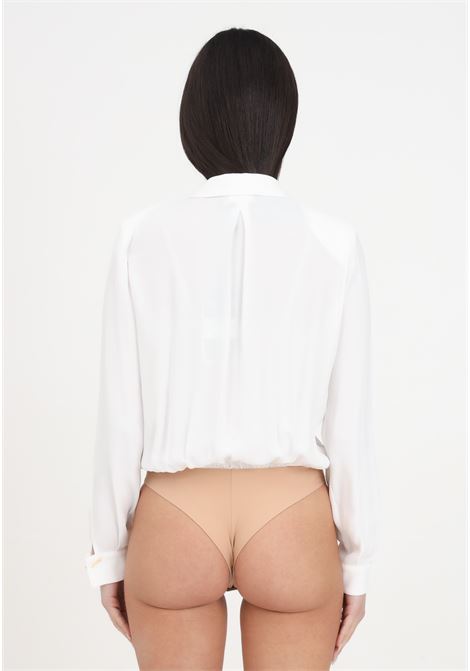 Camicia body da donna bianca incrociata con gemelli ELISABETTA FRANCHI | Body | CB00341E2360