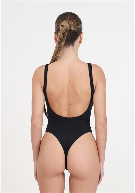 Monokini nero da donna in lycra con strass ELISABETTA FRANCHI | Beachwear | CS54N41E2110