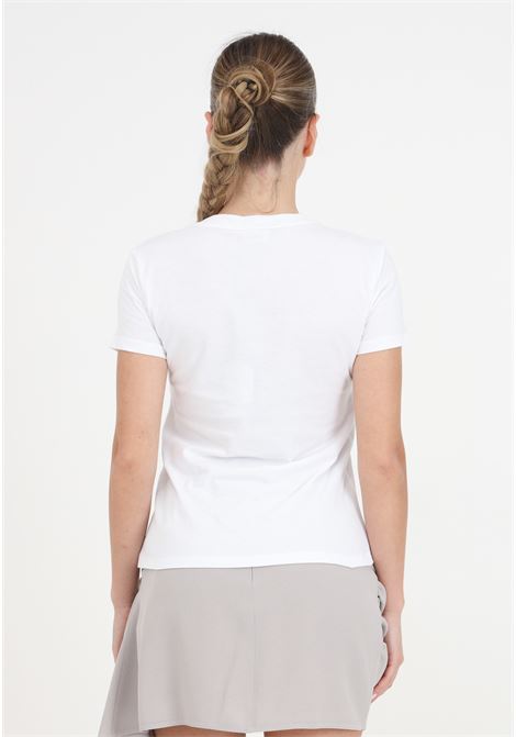 T-shirt bianca in jersey con stampa body morph ELISABETTA FRANCHI | T-shirt | MA00741E2177