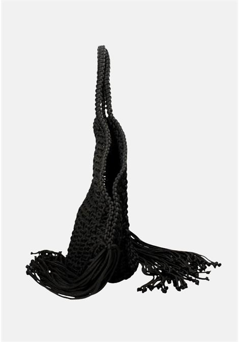 Rina women's black maxi tote bag Ermanno scervino | Bags | 12401713293