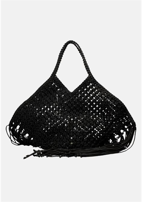 Rina women's black maxi tote bag Ermanno scervino | 12401713293