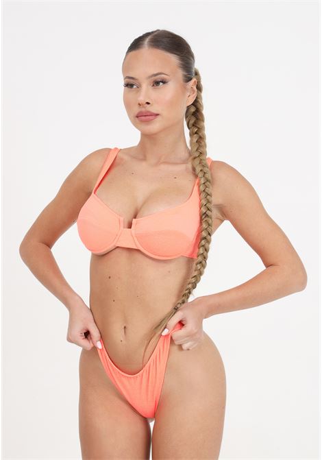 Bikini da donna top e slip americano fisso visionary dose fluo F**K | Beachwear | FK-V007FC.