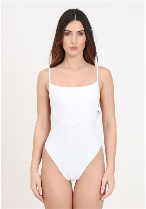 Monokini da donna bianco Clear F**K | Beachwear | FK24-0122WHWHITE