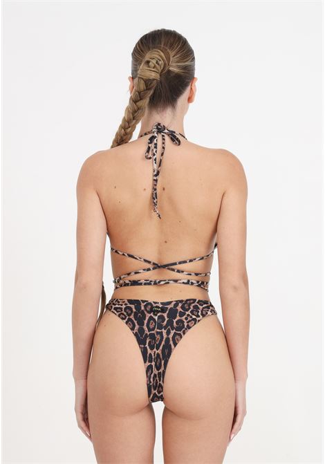 Women's triangle bikini and fixed American briefs with spotted pattern F**K | Beachwear | FK24-0400X01.
